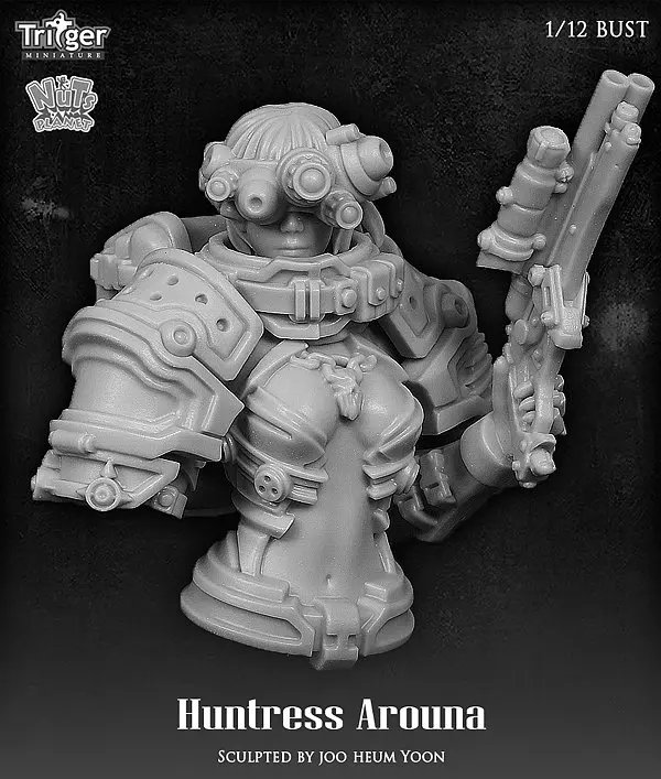 [Loong Way Miniatures] орешки Planet Huntress Aurona (1/12 бюста) 75 мм 1/24 Смолы миниатюрный | Игрушки и