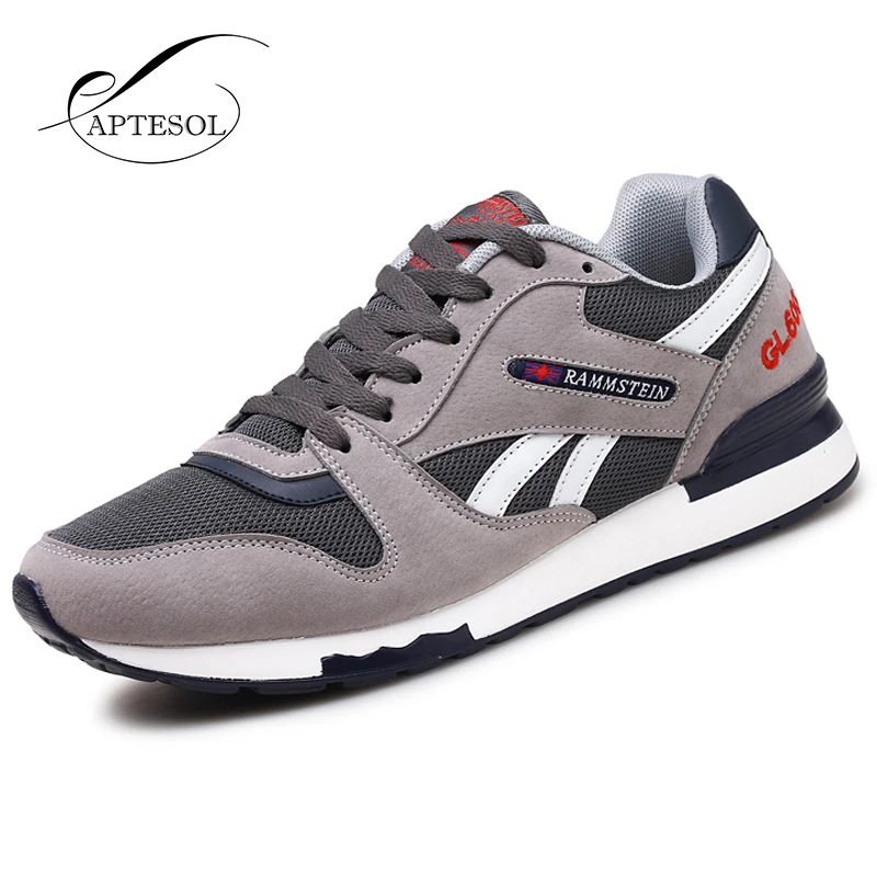 APTESOL Men Outdoor Sport Brand Running Shoes Air Mesh Breathable Soft Jogging Sneakers Men's Lightweight Walking | Спорт и