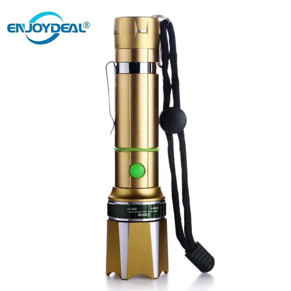 Светодиодный фонарик с регулируемым фокусом 3000 лм|flashlight torch|xm-l t6cree xm-l t6 |
