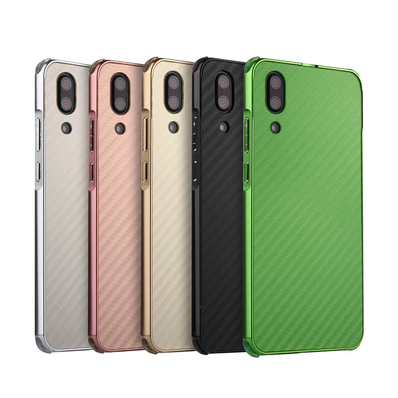 Роскошный металлический чехол для Huawei P20 Lite алюминиевая рамка и задняя крышка из