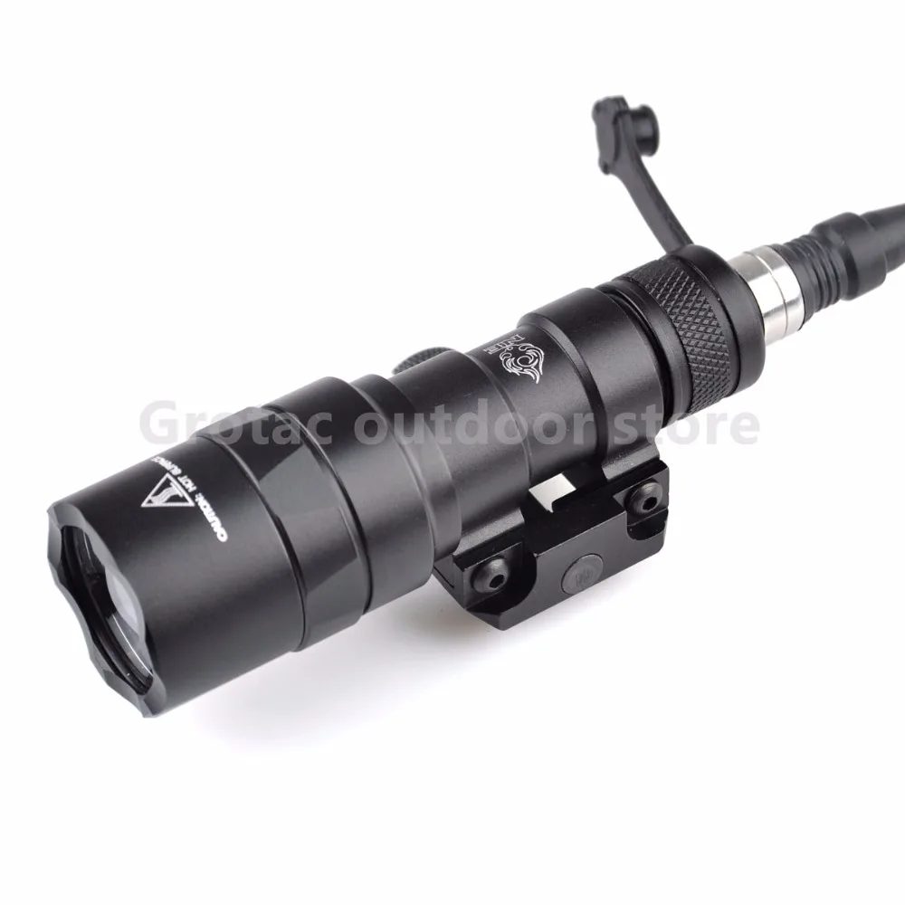 Ночной тактический фонарь M300B мини скаут прожектор для охоты|mini scout|mini scout lightscout