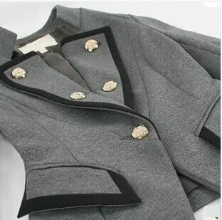 Серый женский костюм с длинным рукавом в Новом Модном стиле S/M/L/XL nrjC3180-6509-60g |