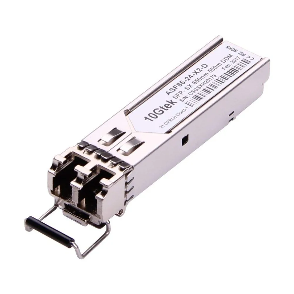 Модуль приемопередатчика SFP SX для Гигабитного оптоволоконного модуля 1 25 Гб 550 м GLC