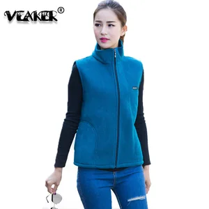 Жилет женский флисовый на молнии, верхняя одежда, жакет без рукавов, размера плюс, 4XL, зима 2018