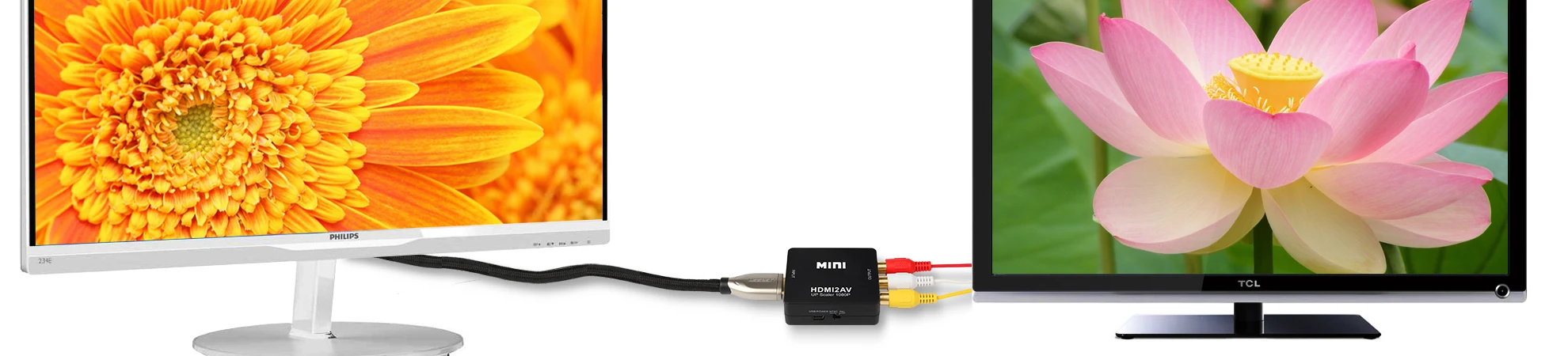 Amkle HDMI К AV/RCA CVBS адаптер 1080 P видео конвертер HDMI2AV Адаптер конвертера Поддержка NTSC PAL Выход HDMI К AV адаптер