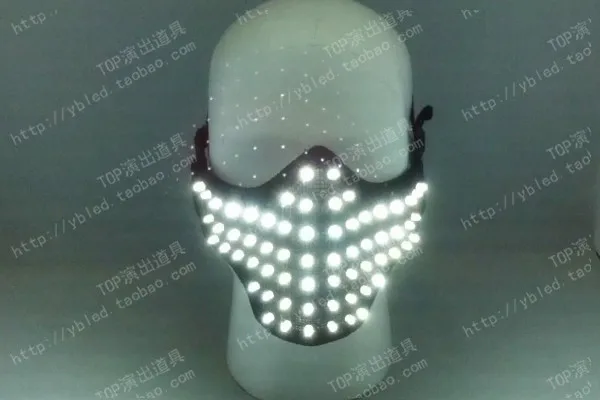 СВЕТОДИОДНЫЕ светящиеся бриллианты из ПВХ|led glowing lighting mask|light masksled mask |