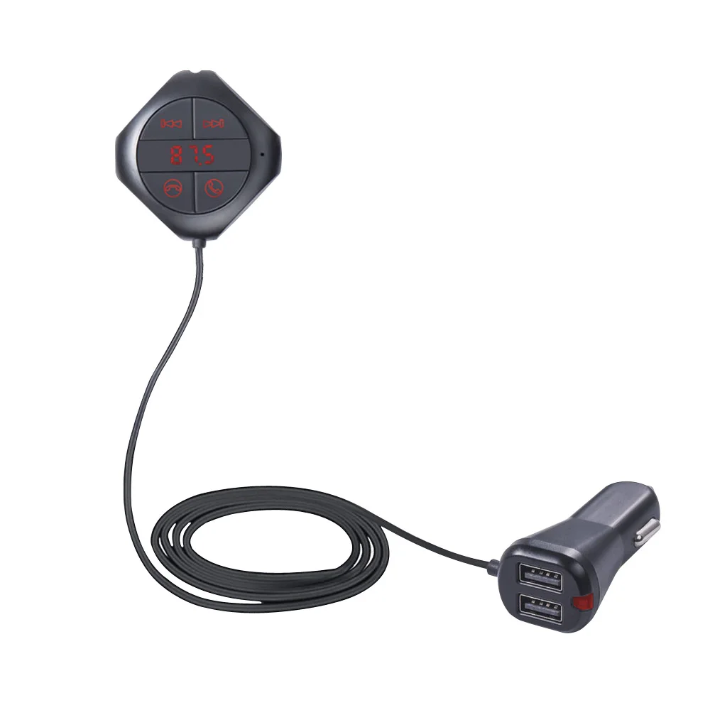 FM Transmitter Bluetooth Car Kit Q7S MP3 Player Wireless Modulator LED Display USB Charger Support TF Card For iPhone&ampAndroid |