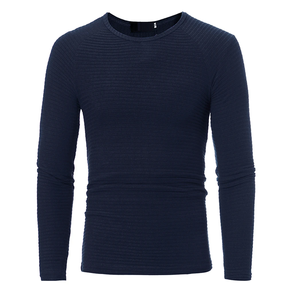 Для Мужчин's Повседневное Slim Fit круглым Средства ухода за кожей Шеи обычный