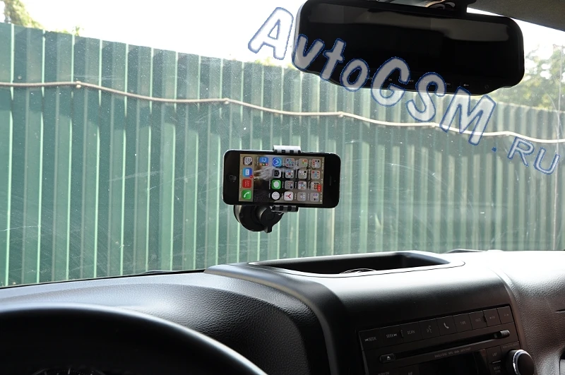 Автомобильный держатель автоgsm 06 для смартфонов шириной от 5 до 10 см крепление на