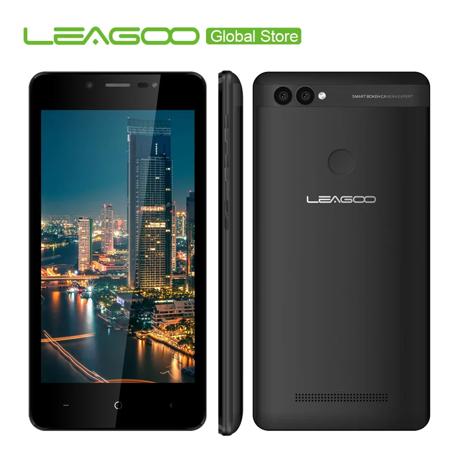 LEAGOO POWER 2, мобильный телефон, 5,0 дюймов, HD ips, 2 Гб ОЗУ, 16 Гб ПЗУ, Android 8,1, MT6580A, четыре ядра, двойная камера, задний, отпечаток пальца, 3g, смартфон