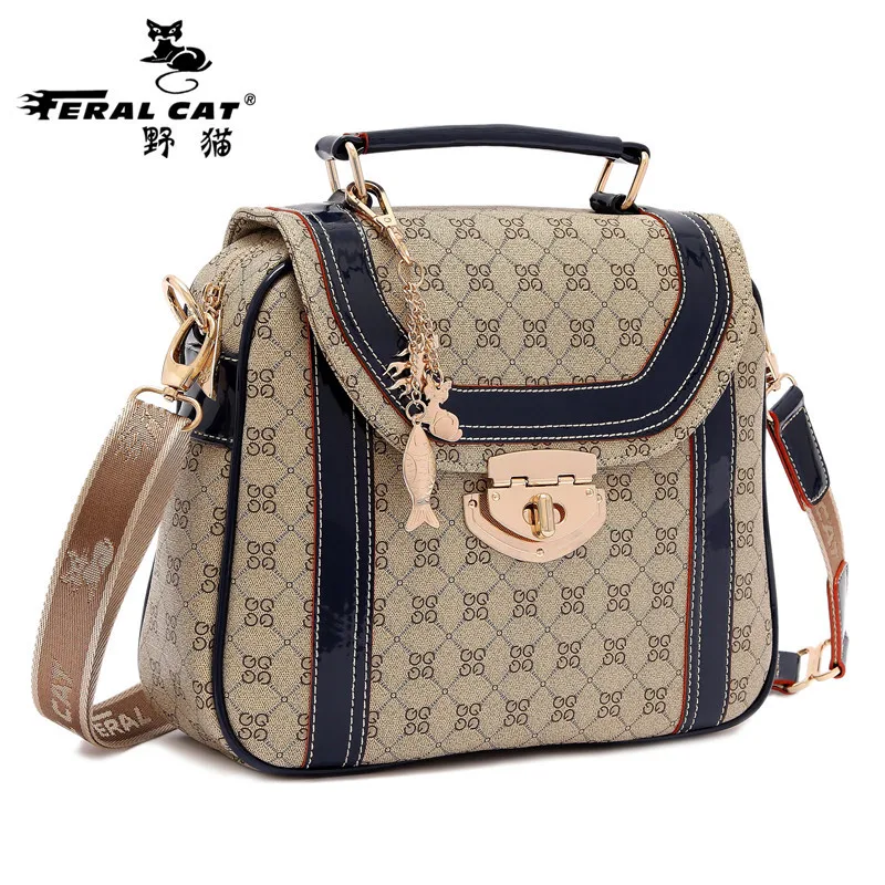 Сумка мессенджер FERAL CAT женская кожаная через плечо 2019|ladies bags|ladies bags brandsbrand shoulder bag |