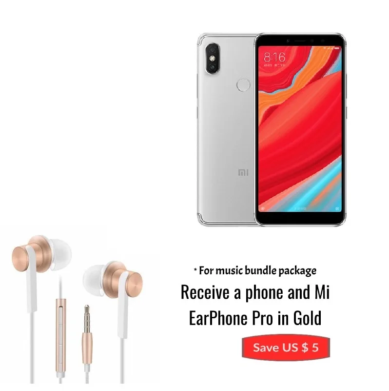 Глобальная версия Xiaomi Redmi S2 32GB ROM 3GB (1 год гарантии продавца) новый комплект и