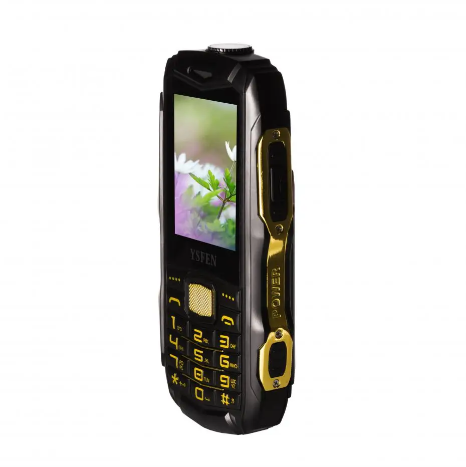 Три sim-карты ysfen y809a большой Батарея Dual-Bands GSM и CDMA IP67 Водонепроницаемый MP3 фонарик