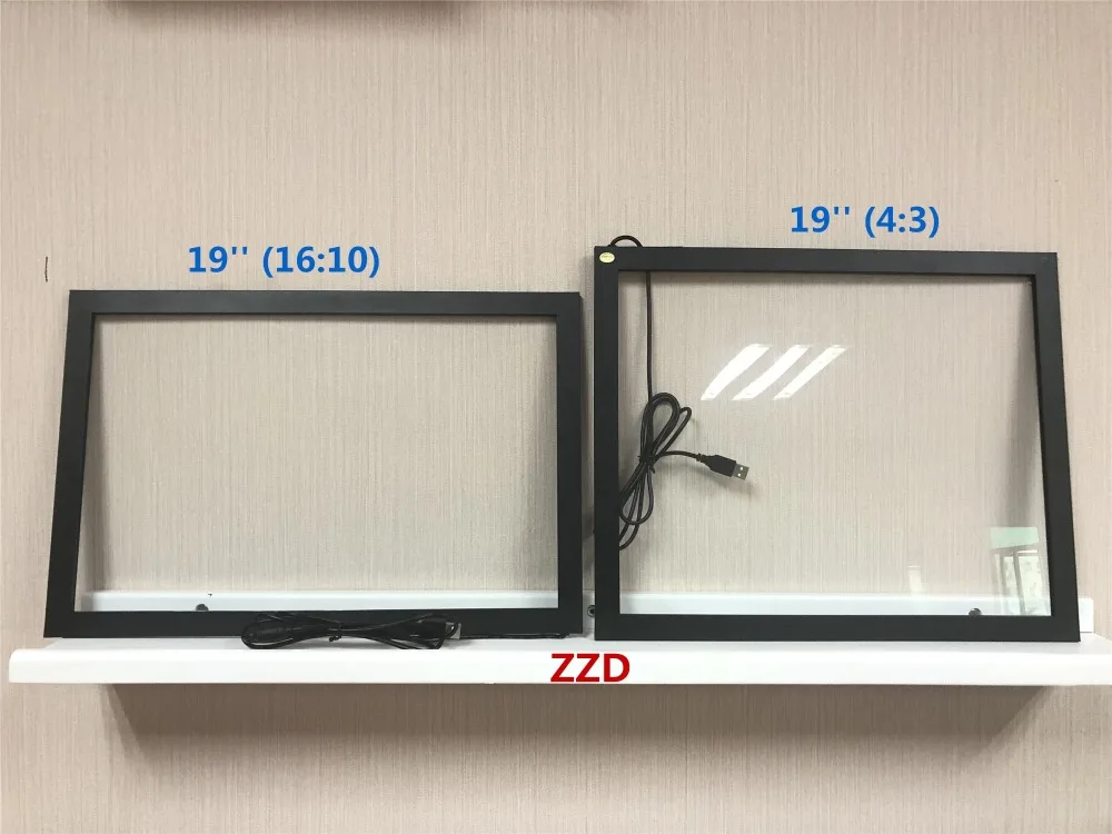 ZZDTOUCH 19 дюймов 16:10 инфракрасный сенсорный экран 2 точки ИК сенсорная рамка широкий