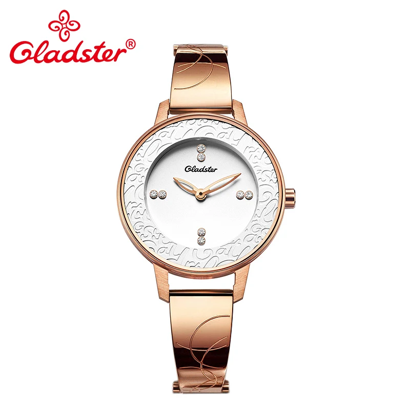 

Gladster Luxury Brand Japan MIYOTA GL20 Fashion Lady Dress Wristwatch Romantic Female Clock Sapphire Crystal Gold Women Watch
