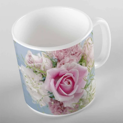 Еще Розовые розы Цветочные листья деревья 3D цифровая печать Современная