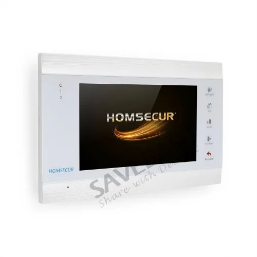 HOMSECUR 7 &quotвидео домофон Интерком охранника с внутри контрольный аудио (BC031HD B + BM705HD