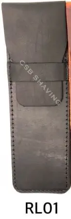 RL01 CSB натуральная кожа сумка коровья кожа бритва сумка для бритвы влажное бритье Парикмахерская Инструменты для путешествий - Цвет: RL01
