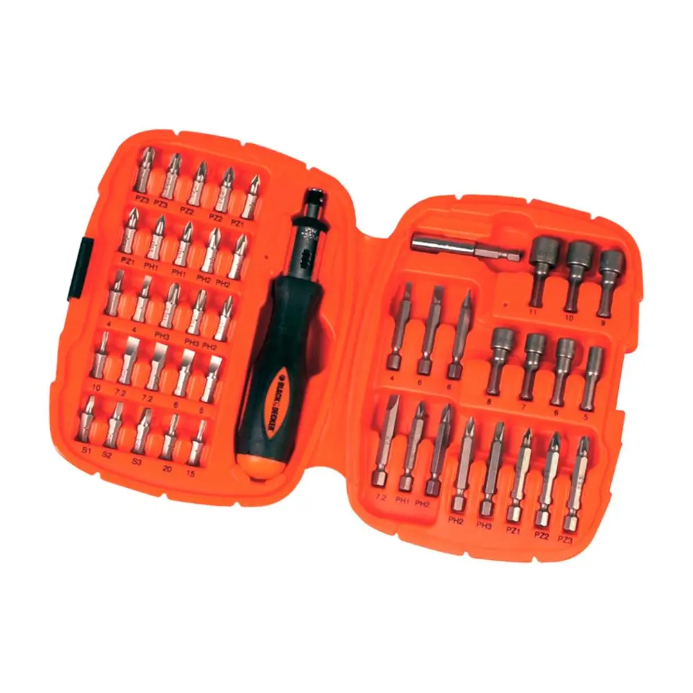 Отвертка в наборе BLACK+DECKER A7039 XJ|Наборы ручных инструментов| |