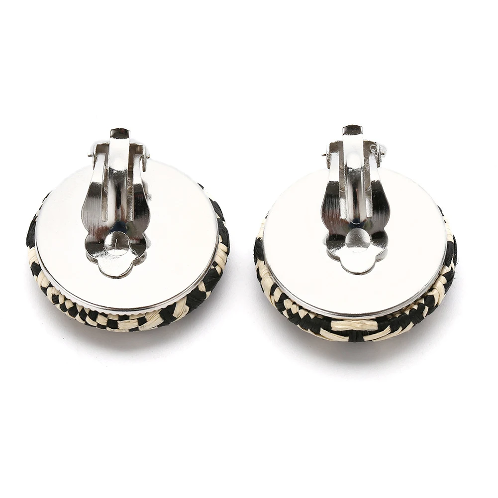 Fashion Round Button Ear Clip No Piercing Earrings Women Lady Jewelry Gift | Украшения и аксессуары
