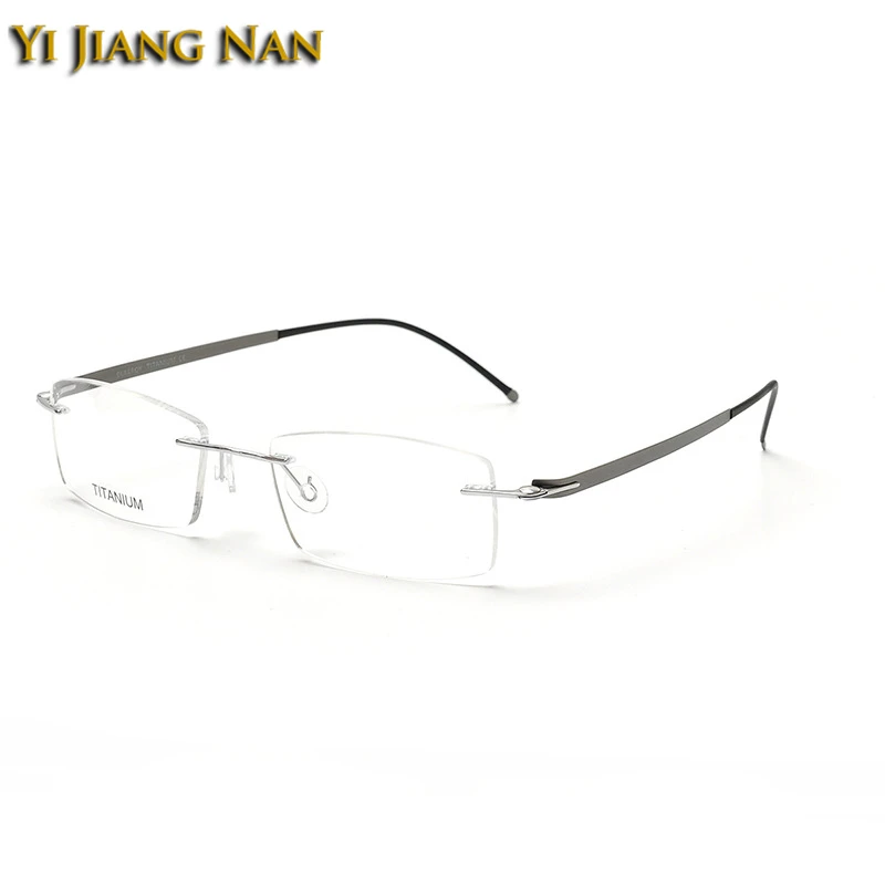 Titanium Prescription Glasses Men Rimless Top Quality New Arrival Frameless Eyewear lunettes de vue femme |