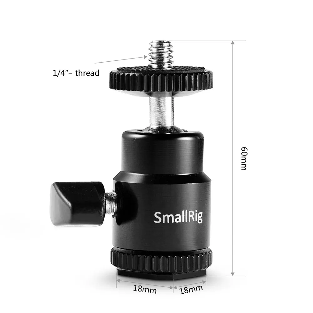 Адаптер SmallRig для ЖК монитора башмак 1/4 дюйма крепление горячего башмака камеры с