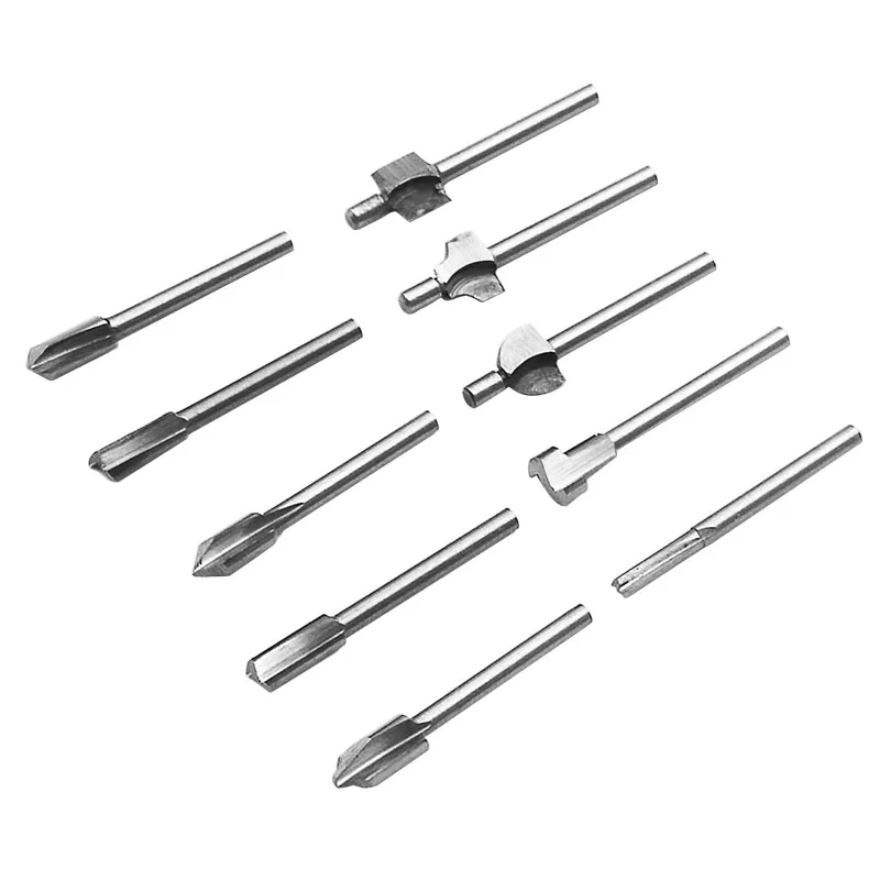 10 шт. 1/8 дюйма 3 мм хвостовик мини фреза подходит для Dremel Foredom набор роторных