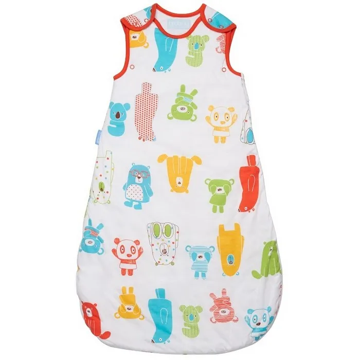 Детский спальный мешок Gro Company Anywhere Bear из чистого хлопка 2 5 6/6 18/18 36