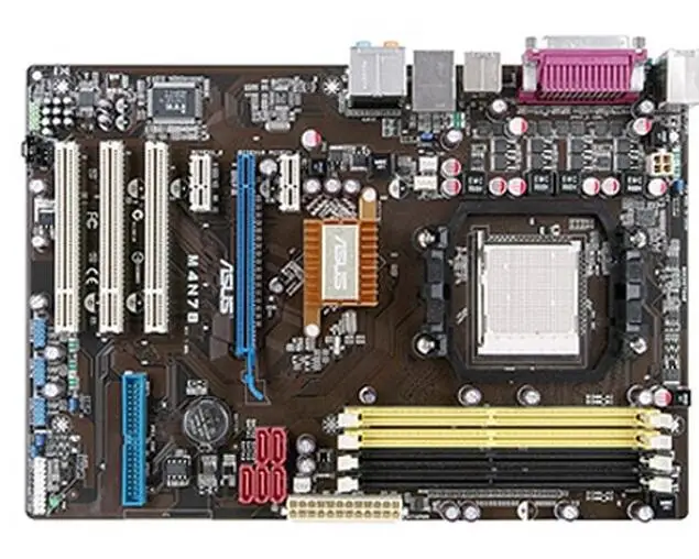 Разъем AM2 для ASUS M4N78 оригинальная б/у настольная материнская плата DDR2 USB2.0 SATA2 |
