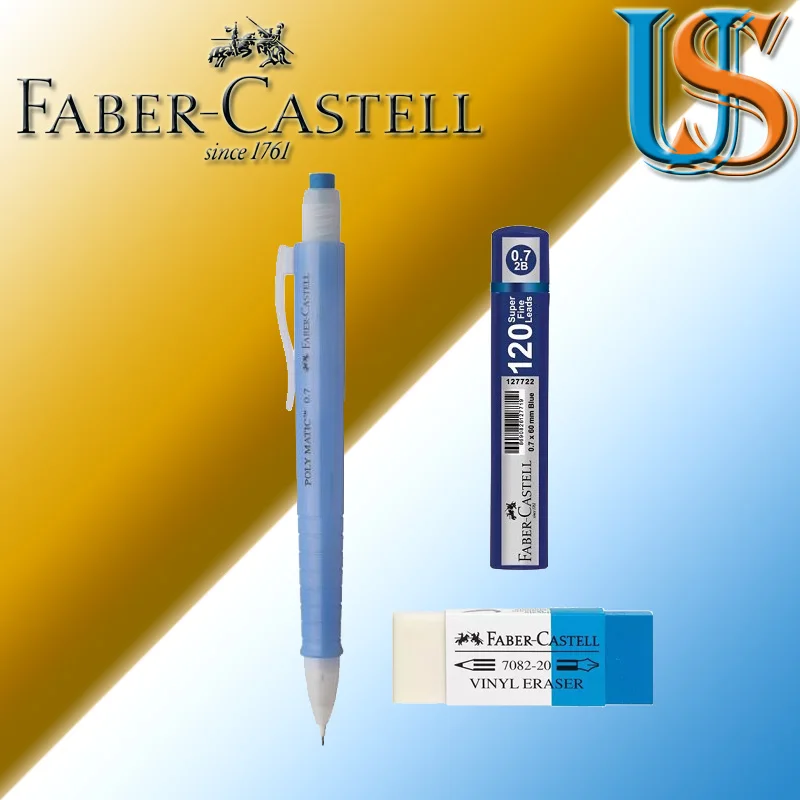 Faber Castell поли Matic 2312 0 7 механический карандаш + F.C. 127621 7X60 мм (120 шт в коробке) F. C. 188220