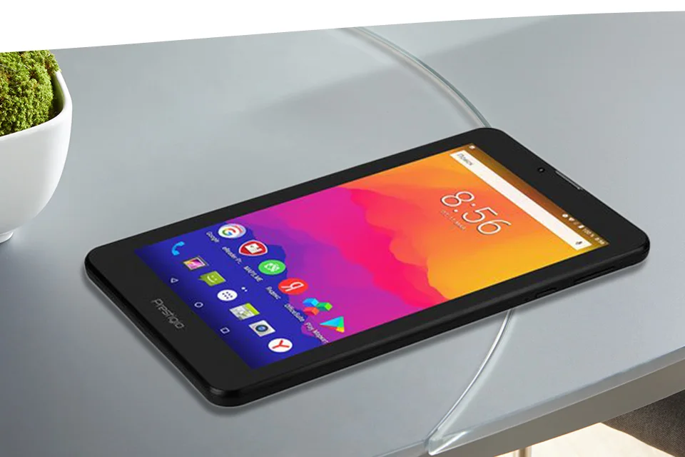 Планшет PRESTIGIO Wize 3427 3G, Dual SIM, 3G, 7''(1024х600), Android 7.0, 1GB DDR, 8GB Flash, 2500mAh battery, Dark Gray