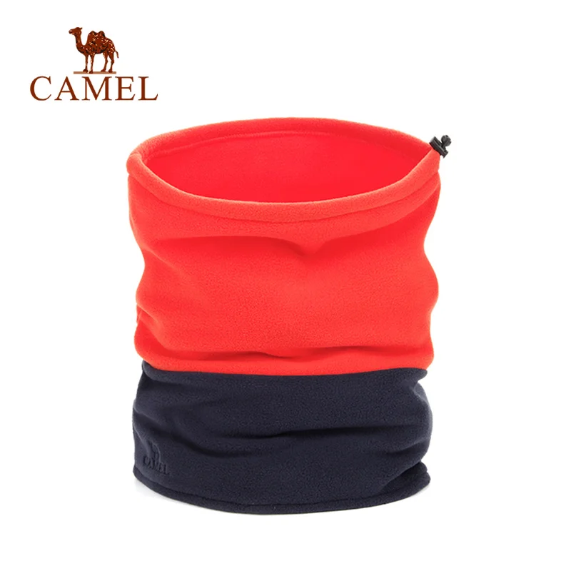CAMEL Унисекс Многофункциональный наружный Флисовый Шарф Повседневный удобный регулируемый головной убор маска для лица для велоспорта Пешие прогулки шейный платок - Цвет: Orange