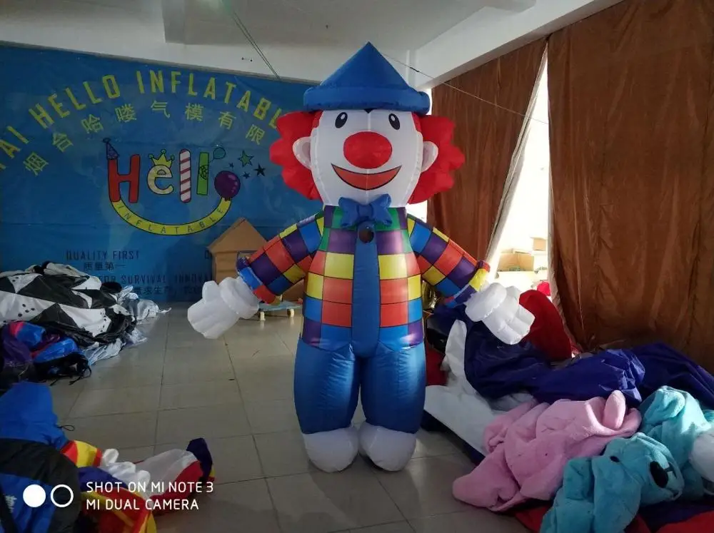 4 шт. надувных улиток высотой 3 м и клоунов (воздуходувка сумка для батареи