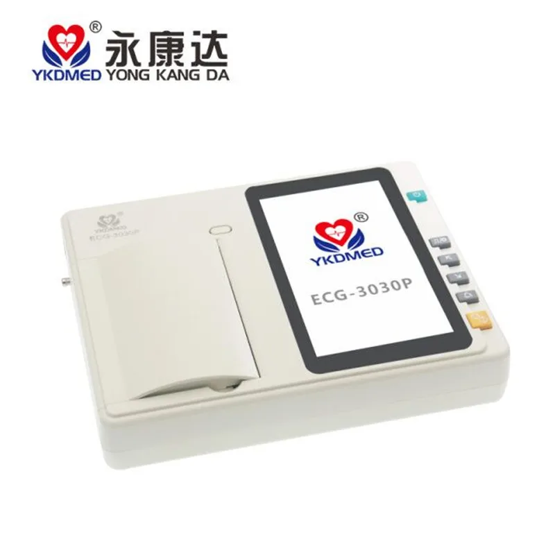 Высокое качество ECG 3030P трехканальный электрокардиограф Портативный ЭКГ машина| |