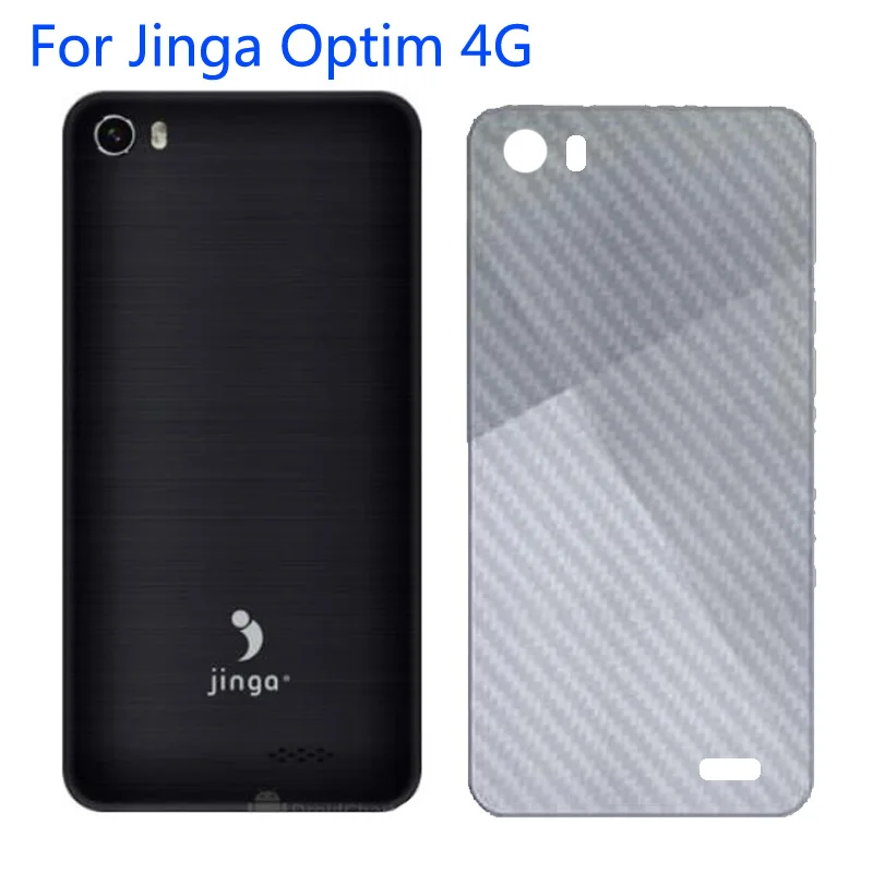 2 шт. защитная пленка из углеродного волокна для Jinga Optim 4G задняя Joy PRO/ Basco M500 L3 A400 A500