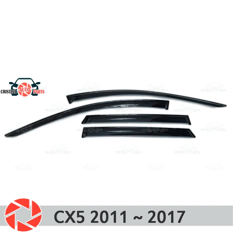 Дефлектор окна для Mazda CX5 2011 ~ 2017 дефлектор от дождя грязи защита автомобиля