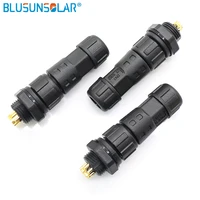 1pair a lot m12 waterproof electrical connectors wire to male panel field assembly 234568 pin for choose