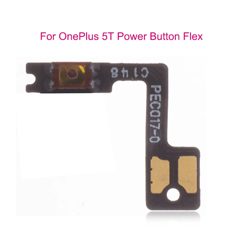 5T Power Flex Witrigs кнопка питания, громкости кнопка шлейф для OnePlus 3/3T/5/5 T/6/6 T/7 Pro Выключение звука ключ Соединительная Лента Замена - Цвет: 5T Power Flex
