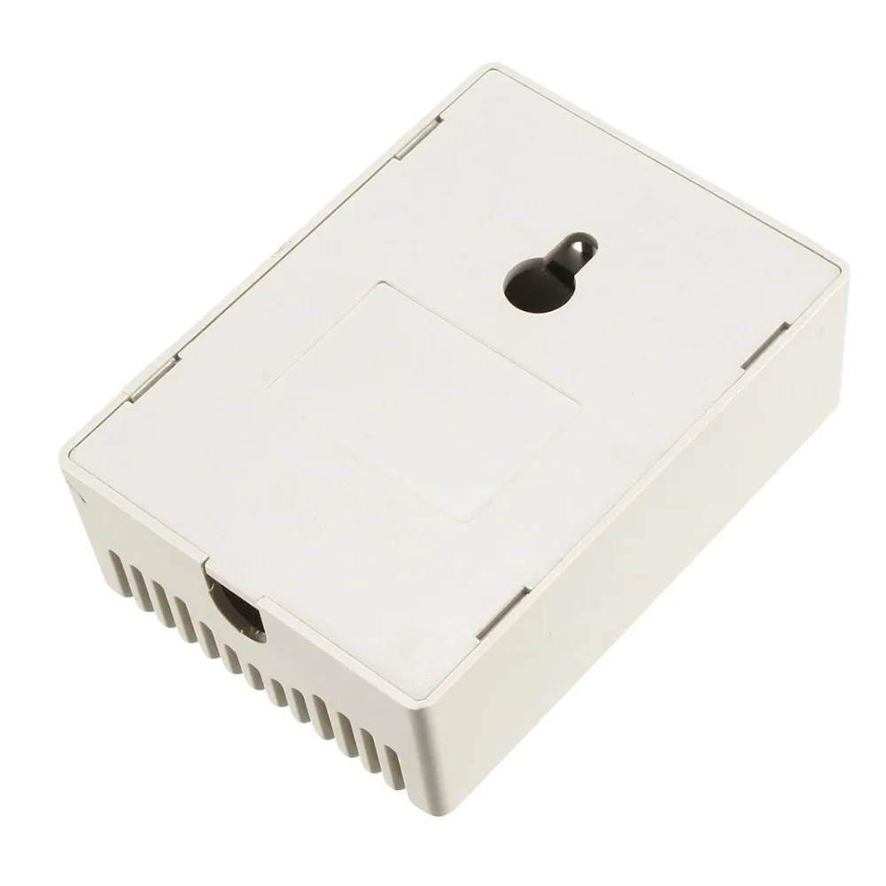 Uxcell 1 шт. 75x55x28 мм ABS Электронный DIY сигнализация распределительная коробка корпус Чехол Off White для сигнала шасси