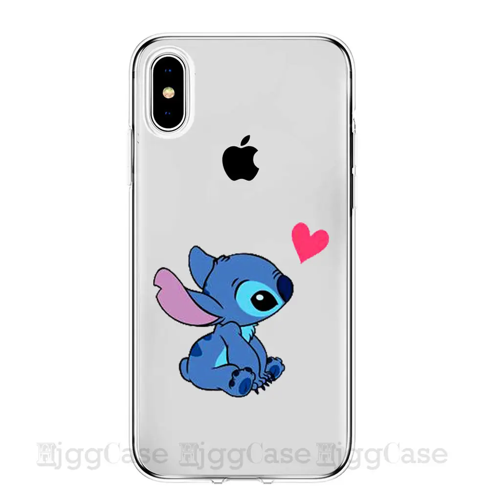 P3333 Мультяшный милый Стич Ститч чехол для телефона для iPhone 7 8 6 6s Plus X XR XS MAX 5 5S SE Мягкий силиконовый чехол из ТПУ - Цвет: P3333