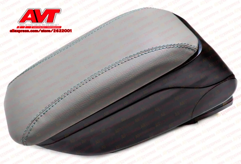 BLACK-GRAY Автомобильный подлокотник для Renault Sandero 2009-2013 центральная консоль кожаная коробка для хранения содержание интерьера аксессуары для автомобиля стиль - Название цвета: BLACK-GRAY