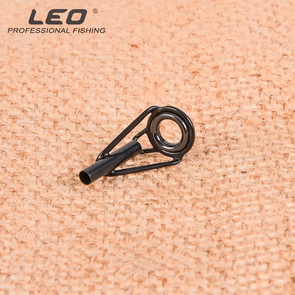 LEO 80 шт./лот Leo руководство по рыбалке кольцо костюм черный нержавеющая сталь