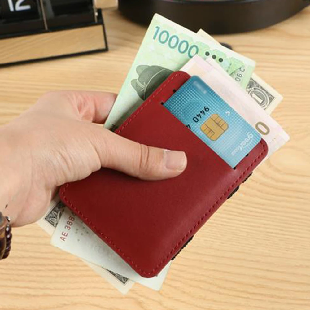 2020 тонкий держатель кредитной карты мини кошелек ID Чехол сумка черный бизнес