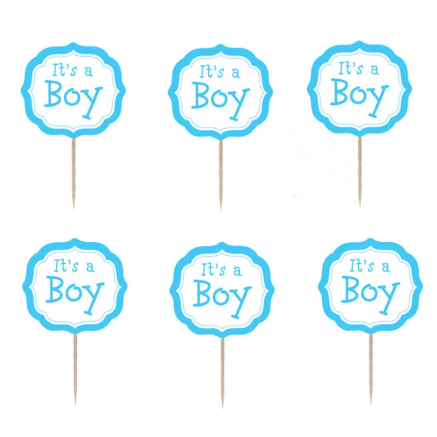 12 шт. топперы для капкейков вечеринки в честь будущей матери|party baby shower|party suppliesparty