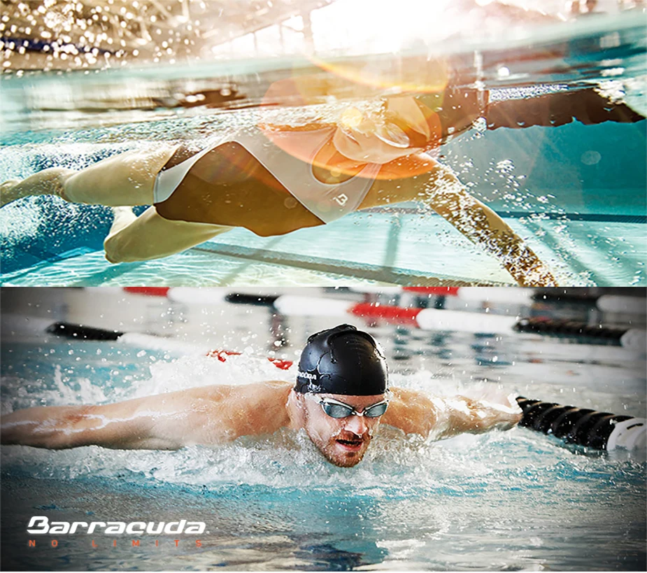 Barracuda, профессиональные очки для плавания, изогнутые линзы, анти-туман, УФ-защита, очки для плавания для взрослых мужчин и женщин#35125