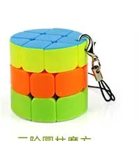 Cuber Speed Mini 3x3 брелок-кубик-брелок волшебный куб кубик без наклеек яркий скоростной