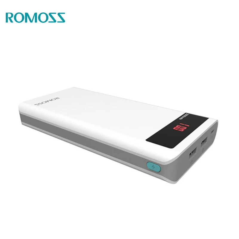 Внешний аккумулятор Romoss Sense 4P 10400 мАч Бесплатная доставка от 2 дней Мобильные