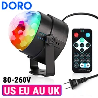 sound activated party holiday lights remote control dj disco ball party lights colorful christmas wedding strobe effect lighting