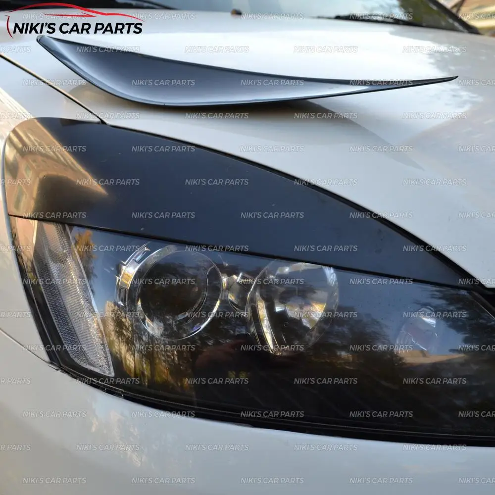 Брови на фары для Mitsubishi Lancer IX 2003-2007 ABS пластиковые реснички ресницы формования украшения автомобиля Стайлинг тюнинг