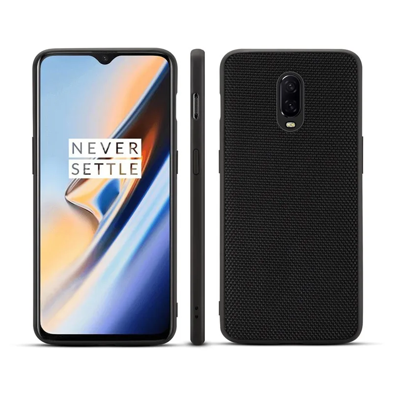 Для Coque чехол на Oneplus 6T s One Plus Задняя крышка оригинальный тонкий карбоновый нейлон